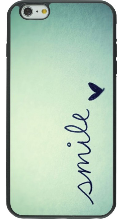 Coque iPhone 6 Plus / 6s Plus - Silicone rigide noir Smile