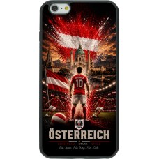 Coque iPhone 6 Plus / 6s Plus - Silicone rigide noir Football Autriche splash 2026
