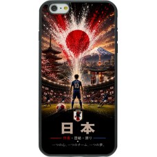Coque iPhone 6 Plus / 6s Plus - Silicone rigide noir Football Japon splash 2026