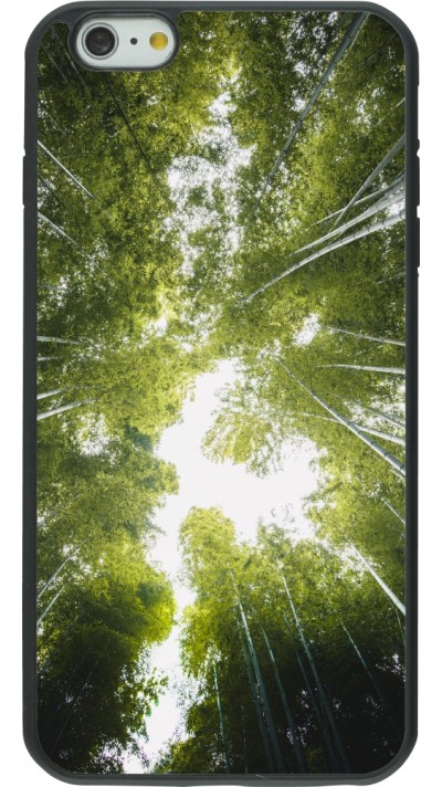 Coque iPhone 6 Plus / 6s Plus - Silicone rigide noir Spring 23 forest blue sky