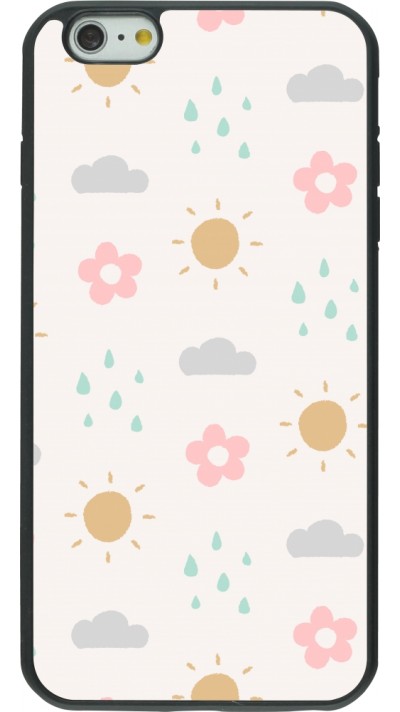 Coque iPhone 6 Plus / 6s Plus - Silicone rigide noir Spring 23 weather