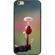 Coque iPhone 6 Plus / 6s Plus - Silicone rigide noir Ladybird on a mushroom 2026