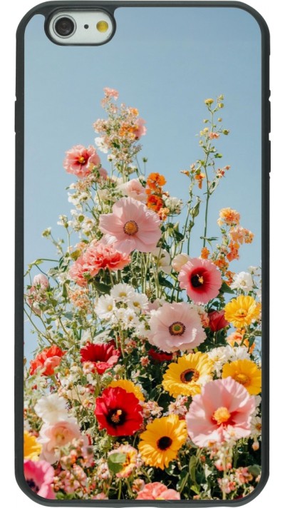 Coque iPhone 6 Plus / 6s Plus - Silicone rigide noir Spring flowers 2026