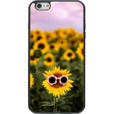 Coque iPhone 6 Plus / 6s Plus - Silicone rigide noir Sunflower with glasses 2026