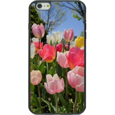 Coque iPhone 6 Plus / 6s Plus - Silicone rigide noir Tulips 2026