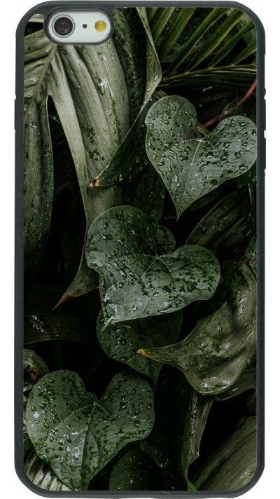 Coque iPhone 6 Plus / 6s Plus - Silicone rigide noir Spring 23 fresh plants