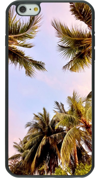 Coque iPhone 6 Plus / 6s Plus - Silicone rigide noir Summer 2023 palm tree vibe