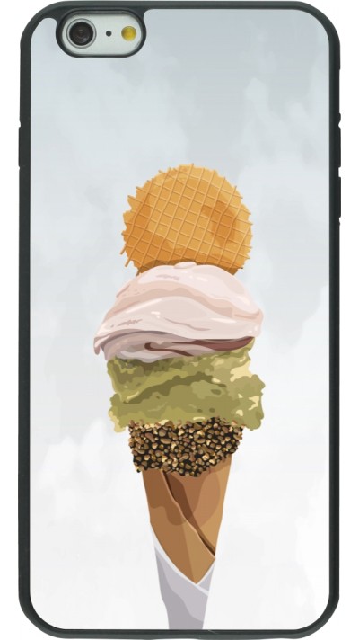 Coque iPhone 6 Plus / 6s Plus - Silicone rigide noir Summer 2025 Cornet