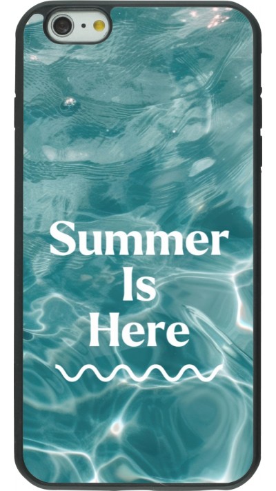 Coque iPhone 6 Plus / 6s Plus - Silicone rigide noir Summer 2025 Summer is here