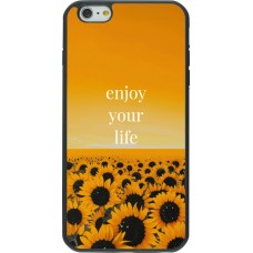 Coque iPhone 6 Plus / 6s Plus - Silicone rigide noir Summer 2026 Enjoy your life