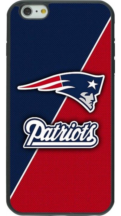 Coque iPhone 6 Plus / 6s Plus - Silicone rigide noir Super Bowl 26 Patriots 1