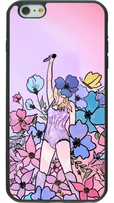 Coque iPhone 6 Plus / 6s Plus - Silicone rigide noir Taylor Swift Sketch - Pink
