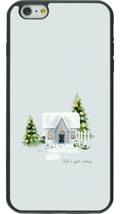 Coque iPhone 6 Plus / 6s Plus - Silicone rigide noir Winter 25 Cosy House