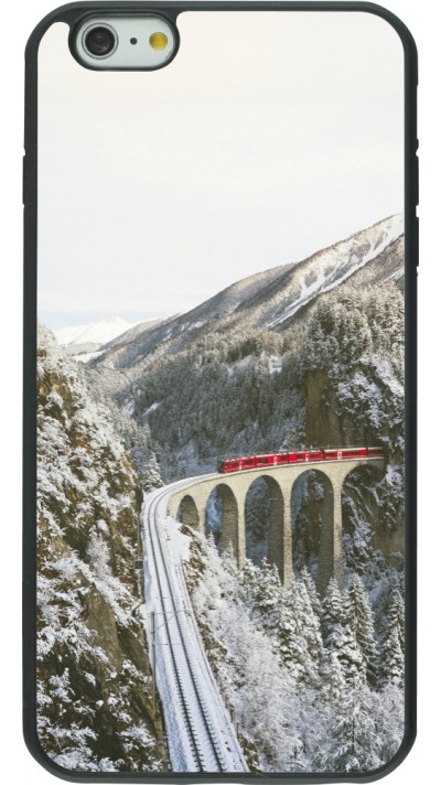 Coque iPhone 6 Plus / 6s Plus - Silicone rigide noir Winter 25 Winter polar express