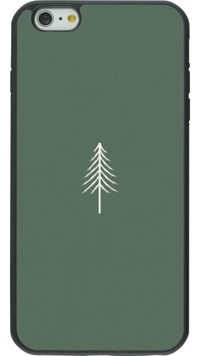 iPhone 6 Plus / 6s Plus Case Hülle - Silikon schwarz Christmas 22 minimalist tree