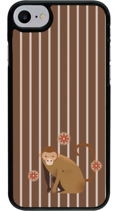 iPhone 7 / 8 / SE (2020, 2022) Case Hülle - Monkey with stripes