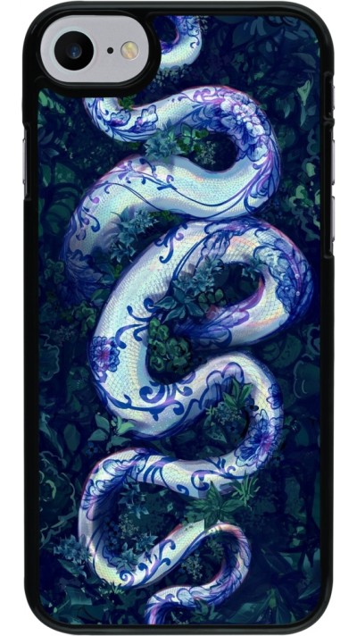 iPhone 7 / 8 / SE (2020, 2022) Case Hülle - Snake Blue Anaconda
