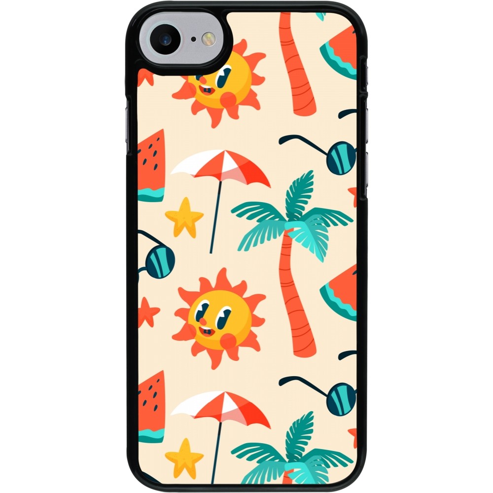 Coque iPhone 7 / 8 / SE (2020, 2022) - Summer 2025 Pattern soleil