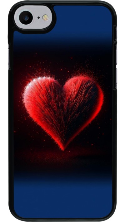 Coque iPhone 7 / 8 / SE (2020, 2022) - Valentine 2025 coeur rouge