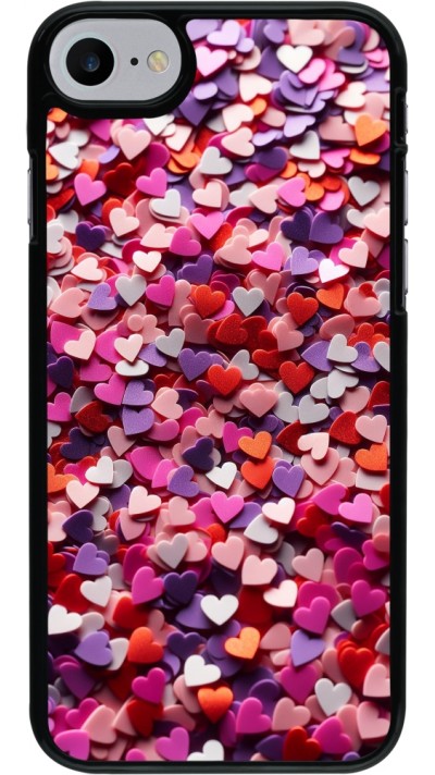 Coque iPhone 7 / 8 / SE (2020, 2022) - Valentine 2025 Confetti