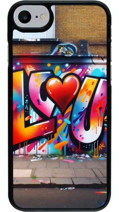 Coque iPhone 7 / 8 / SE (2020, 2022) - Valentine 2025 Love U Tag
