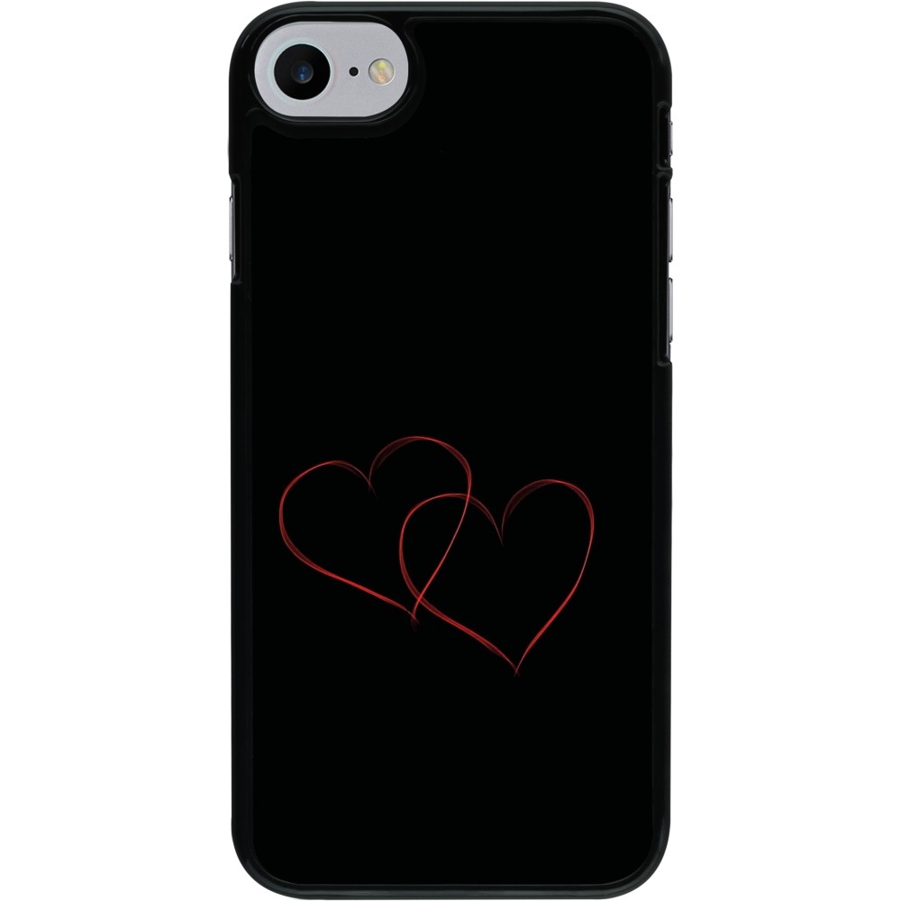 Coque iPhone 7 / 8 / SE (2020, 2022) - Valentine 2023 attached heart