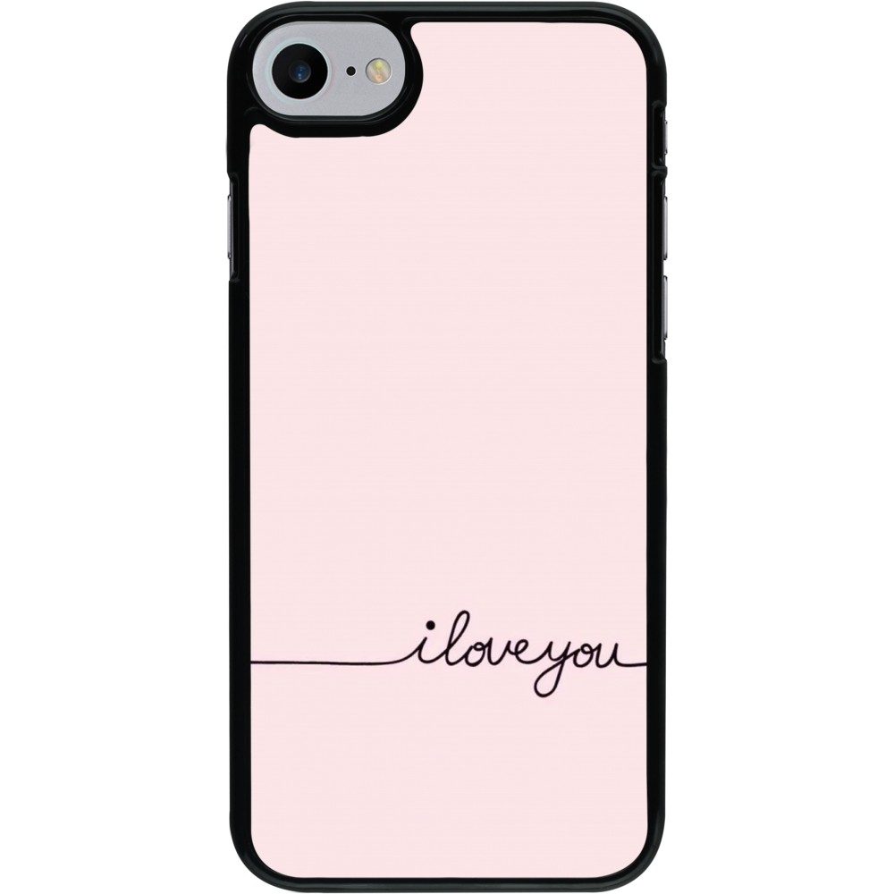 iPhone 7 / 8 / SE (2020, 2022) Case Hülle - Valentine 2023 i love you writing