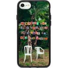 Coque iPhone 7 / 8 / SE (2020, 2022) - Silicone rigide noir Chairs DTMF