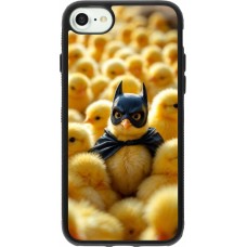 Coque iPhone 7 / 8 / SE (2020, 2022) - Silicone rigide noir Easter 2026 Chicken Batman