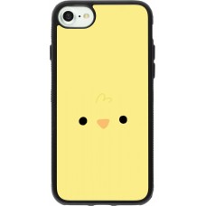 Coque iPhone 7 / 8 / SE (2020, 2022) - Silicone rigide noir Easter 2026 Little chicken