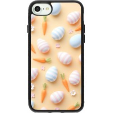 Coque iPhone 7 / 8 / SE (2020, 2022) - Silicone rigide noir Easter 2026 Pattern Easter
