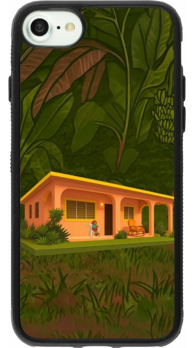 Coque iPhone 7 / 8 / SE (2020, 2022) - Silicone rigide noir Benitos house DTMF