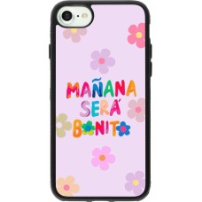 iPhone 7 / 8 / SE (2020, 2022) Case Hülle - Silikon schwarz Karol G Manana sera bonito