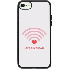 Coque iPhone 7 / 8 / SE (2020, 2022) - Silicone rigide noir Saint Valentines Day 26 Love is in the air