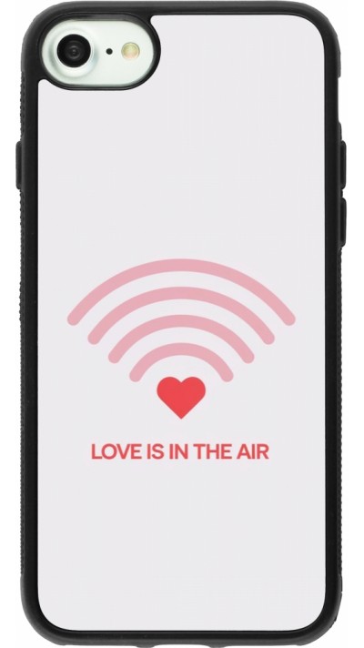 iPhone 7 / 8 / SE (2020, 2022) Case Hülle - Silikon schwarz Saint Valentines Day 26 Love is in the air