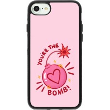 Coque iPhone 7 / 8 / SE (2020, 2022) - Silicone rigide noir Saint Valentines Day 26 You are the bomb