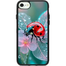 Coque iPhone 7 / 8 / SE (2020, 2022) - Silicone rigide noir Ladybird in bloom 2026