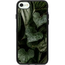 iPhone 7 / 8 / SE (2020, 2022) Case Hülle - Silikon schwarz Spring 23 fresh plants