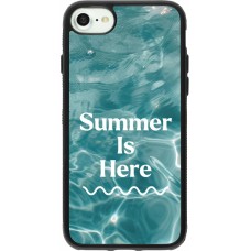 Coque iPhone 7 / 8 / SE (2020, 2022) - Silicone rigide noir Summer 2025 Summer is here