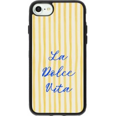 Coque iPhone 7 / 8 / SE (2020, 2022) - Silicone rigide noir The good life 2026