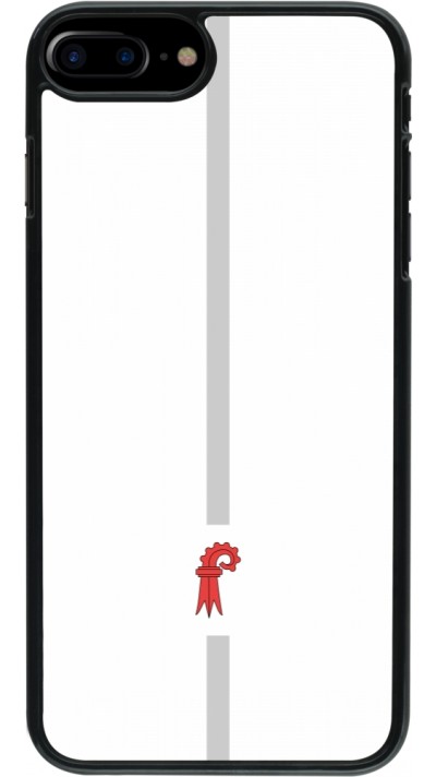 iPhone 7 Plus / 8 Plus Case Hülle - Kanton BL weiss
