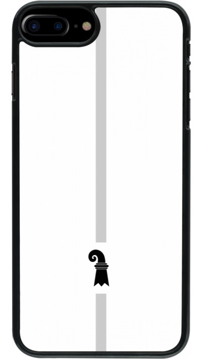 iPhone 7 Plus / 8 Plus Case Hülle - Kanton BS weiss