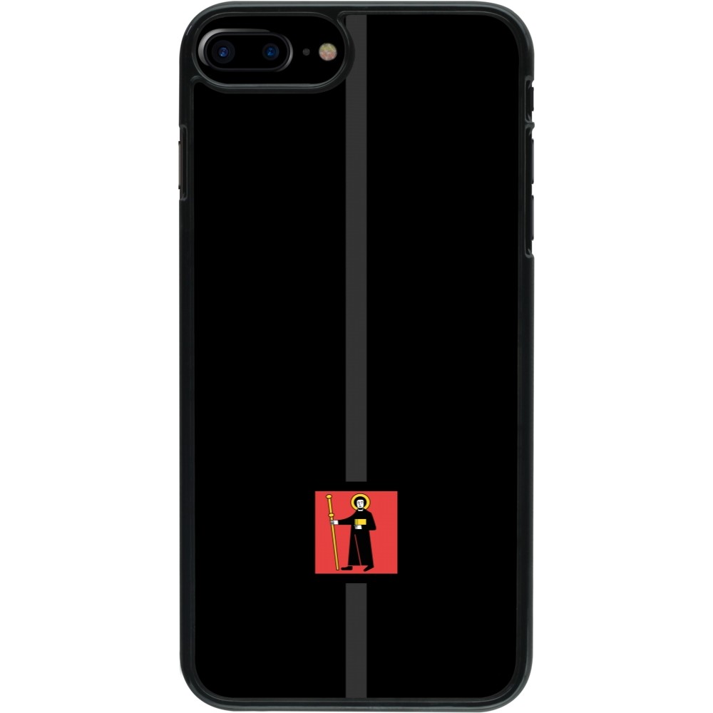 iPhone 7 Plus / 8 Plus Case Hülle - Kanton GL schwarz