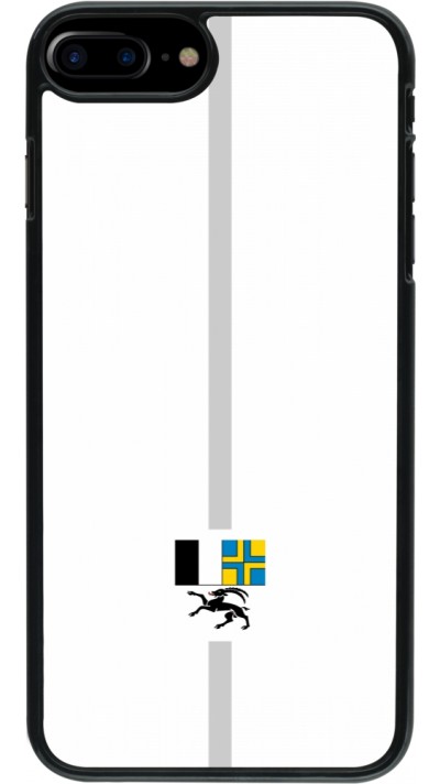 iPhone 7 Plus / 8 Plus Case Hülle - Kanton GR weiss