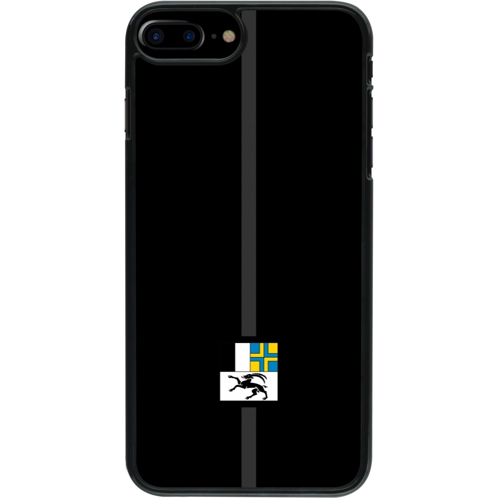 iPhone 7 Plus / 8 Plus Case Hülle - Kanton GR schwarz
