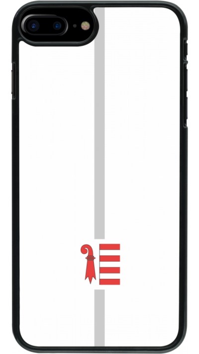 iPhone 7 Plus / 8 Plus Case Hülle - Kanton JU weiss