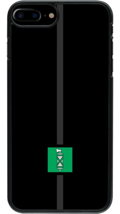 iPhone 7 Plus / 8 Plus Case Hülle - Kanton SG schwarz