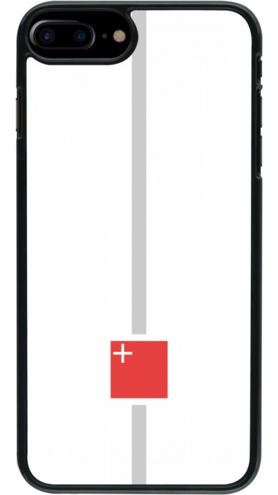 iPhone 7 Plus / 8 Plus Case Hülle - Kanton SZ weiss