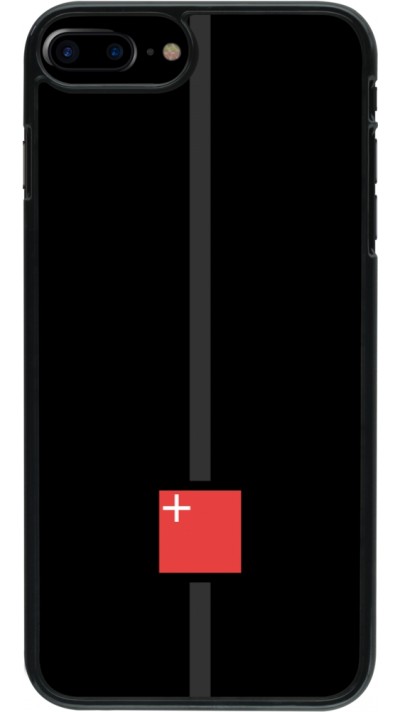 iPhone 7 Plus / 8 Plus Case Hülle - Kanton SZ schwarz