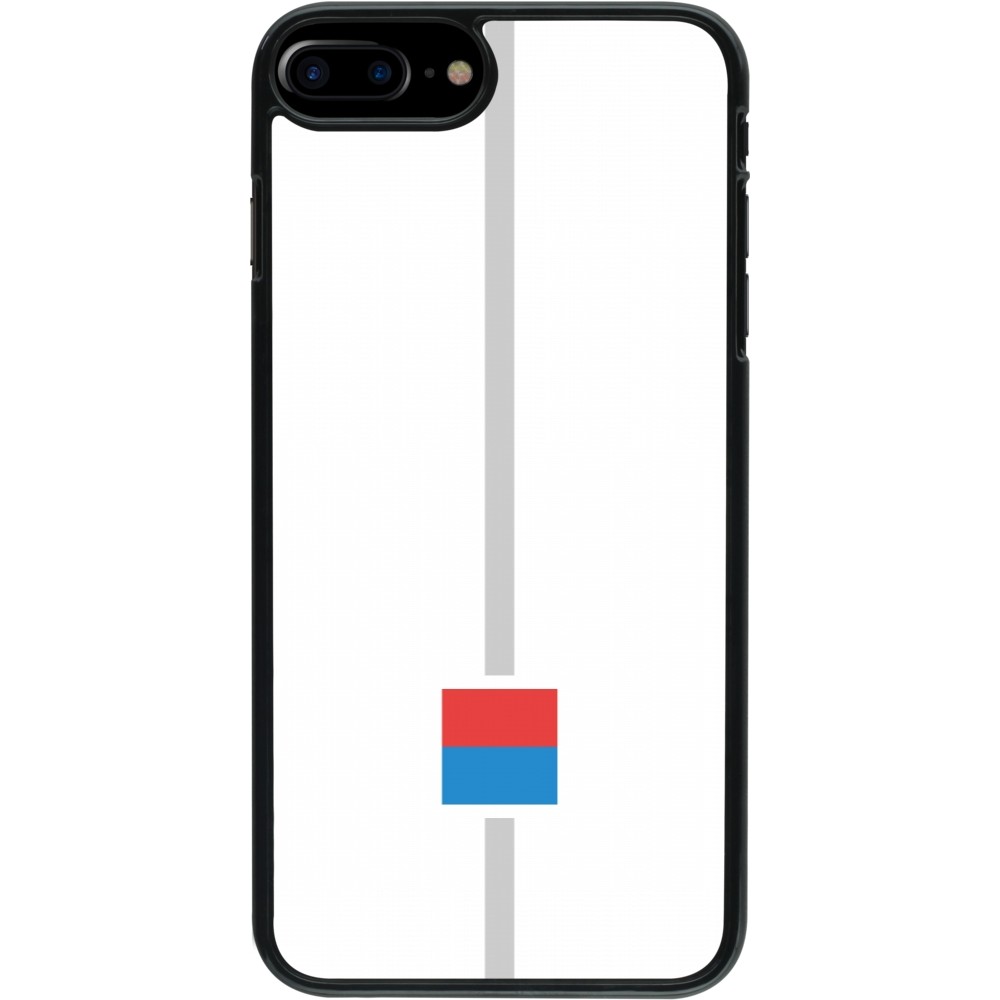 iPhone 7 Plus / 8 Plus Case Hülle - Kanton TI weiss